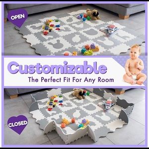 Baby Play Mat w/Fence